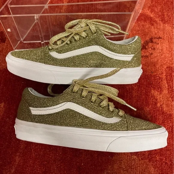 VANS Chunky Glitter Old Skool Womens Shoes - Picture 14 of 16